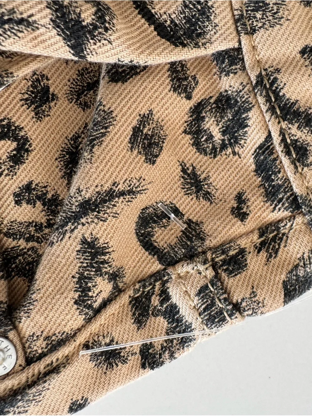 Nwot We The Free dogtown Leopard-Print High Waist Shorts - sz 24